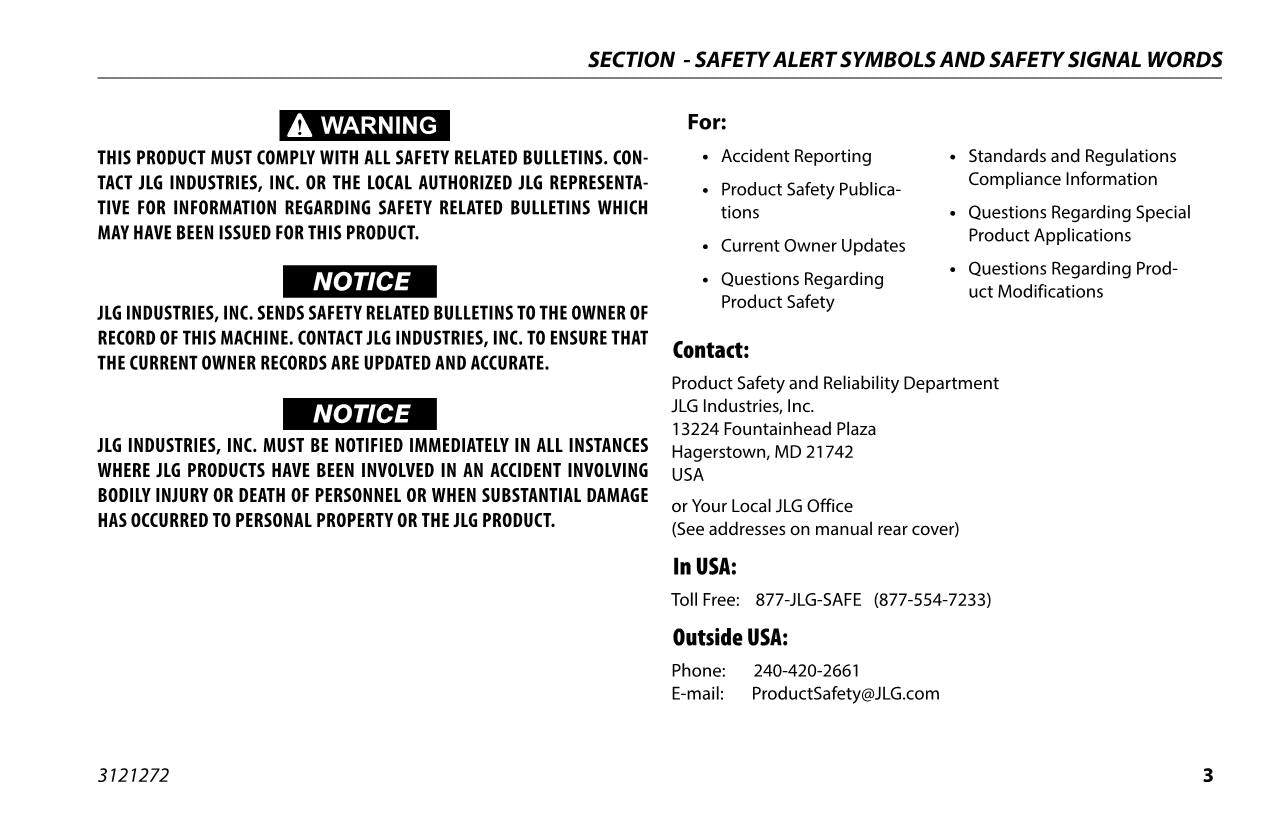 JLG 10RS 1932RS 3248RS 6RS Scissor Lift Maintenance Operation Operators Manual