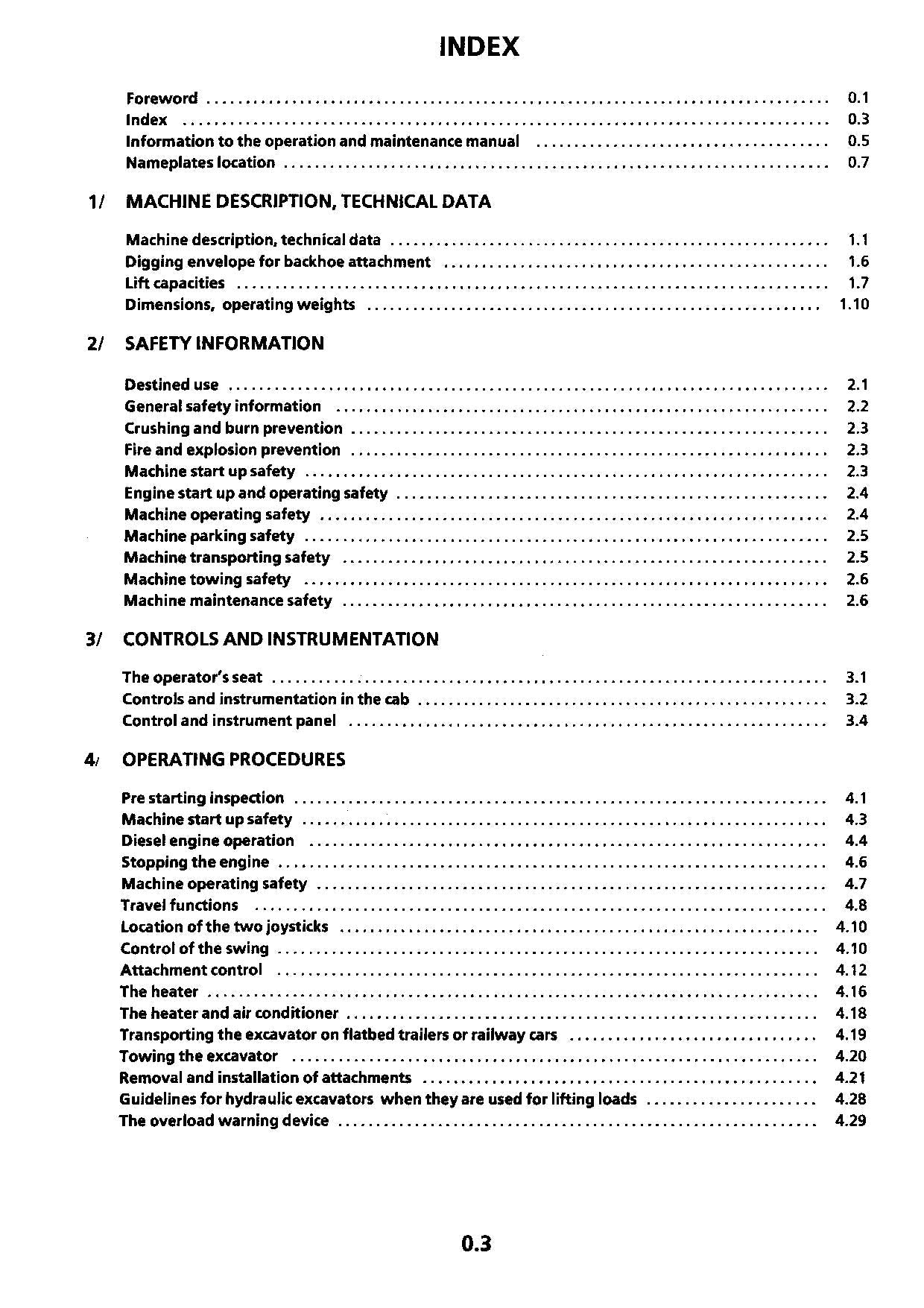 Liebherr R912 Litronic Excavator Operators manual serial 3001