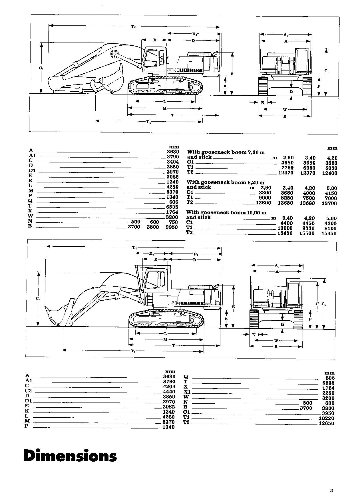 Liebherr R964 Litronic Excavator Operators manual