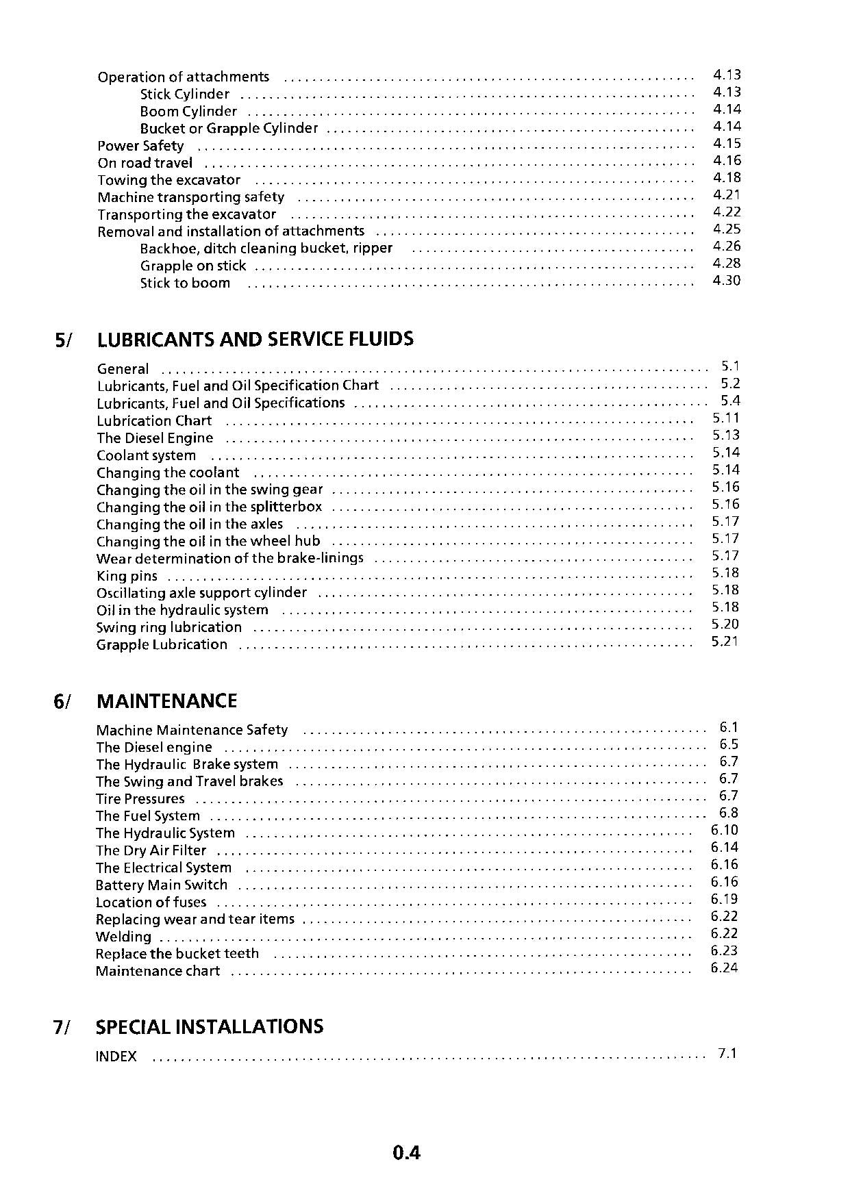 Liebherr A912 Litronic Excavator Operators manual serial 5001