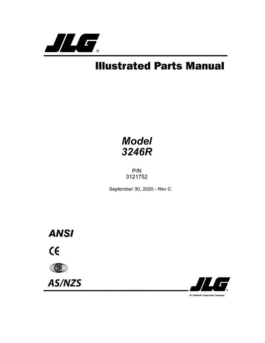 JLG 3246R Scissor Lift Parts Catalog Manual