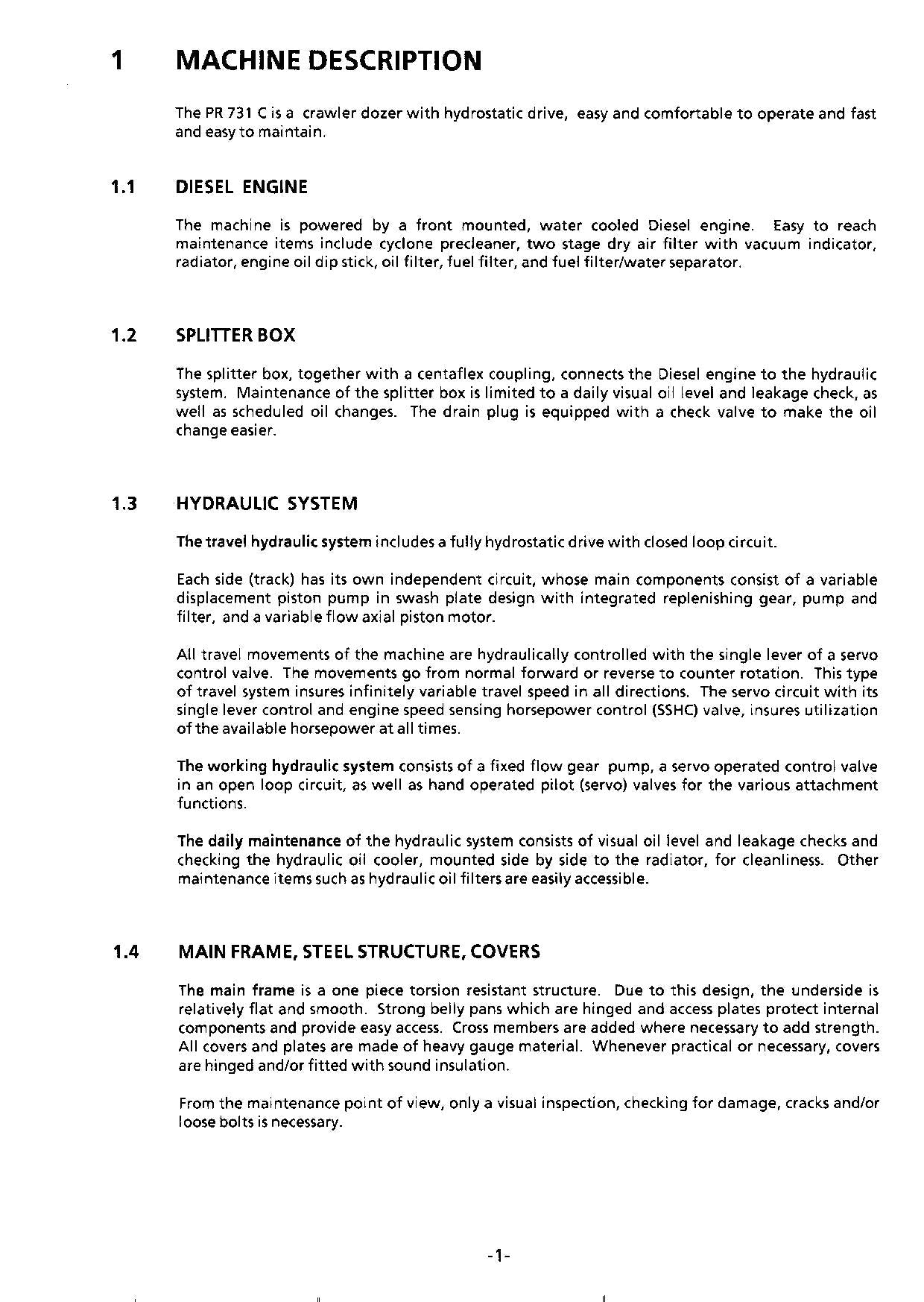 Liebherr PR731 C Dozer Operators manual