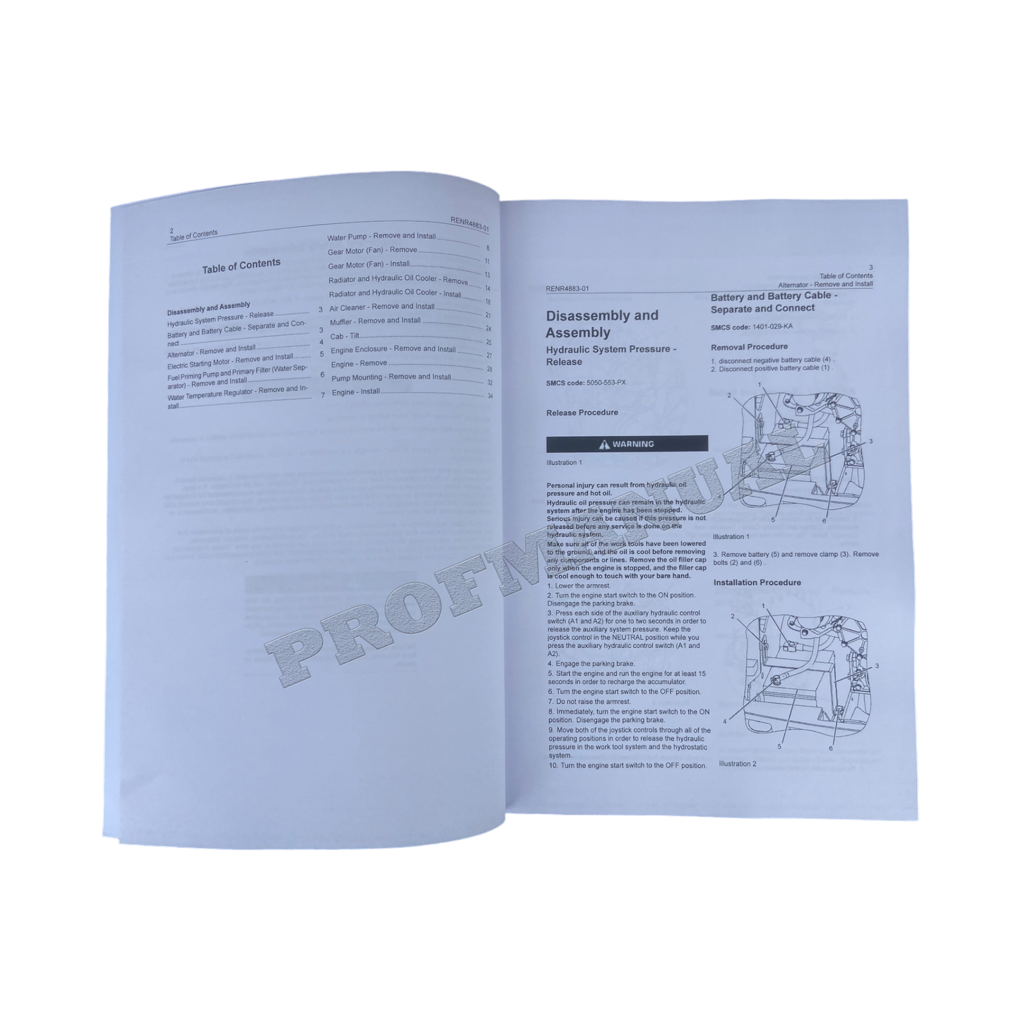 Caterpillar 267B 277B 287B Loader Engine Suppl Service Manual Disassem Assem