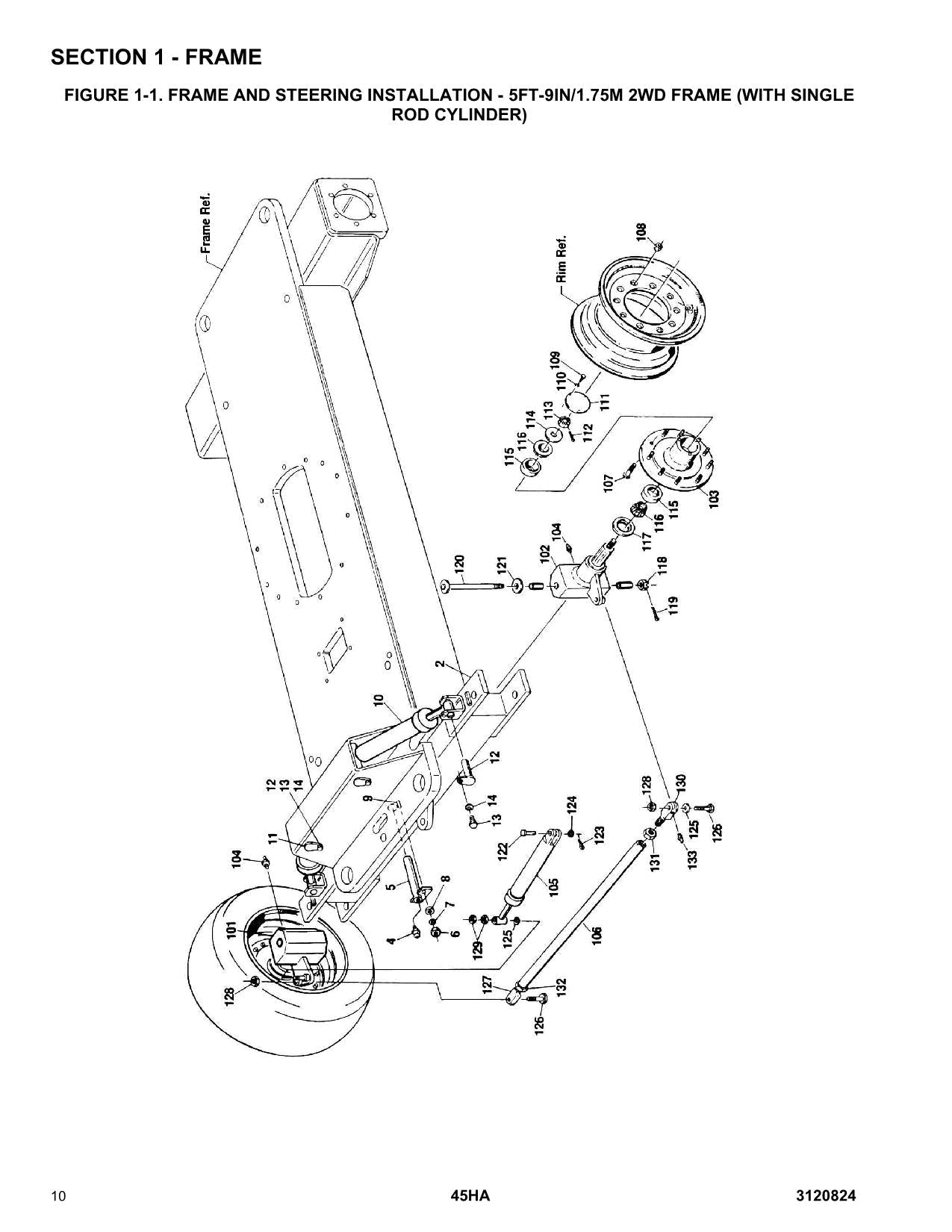 JLG 45HA Boom Lift Parts Catalog Manual