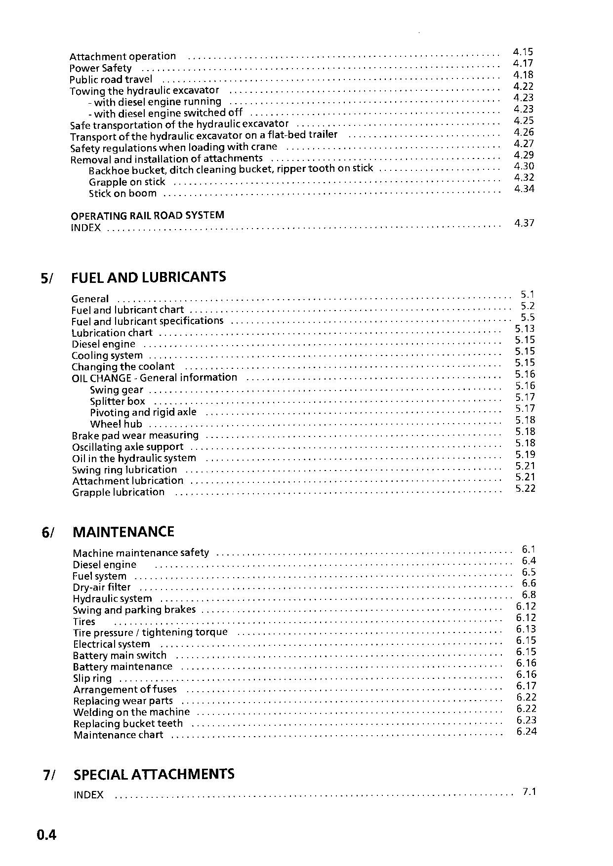 Liebherr A900 ZW Litronic  Excavator Operators manual