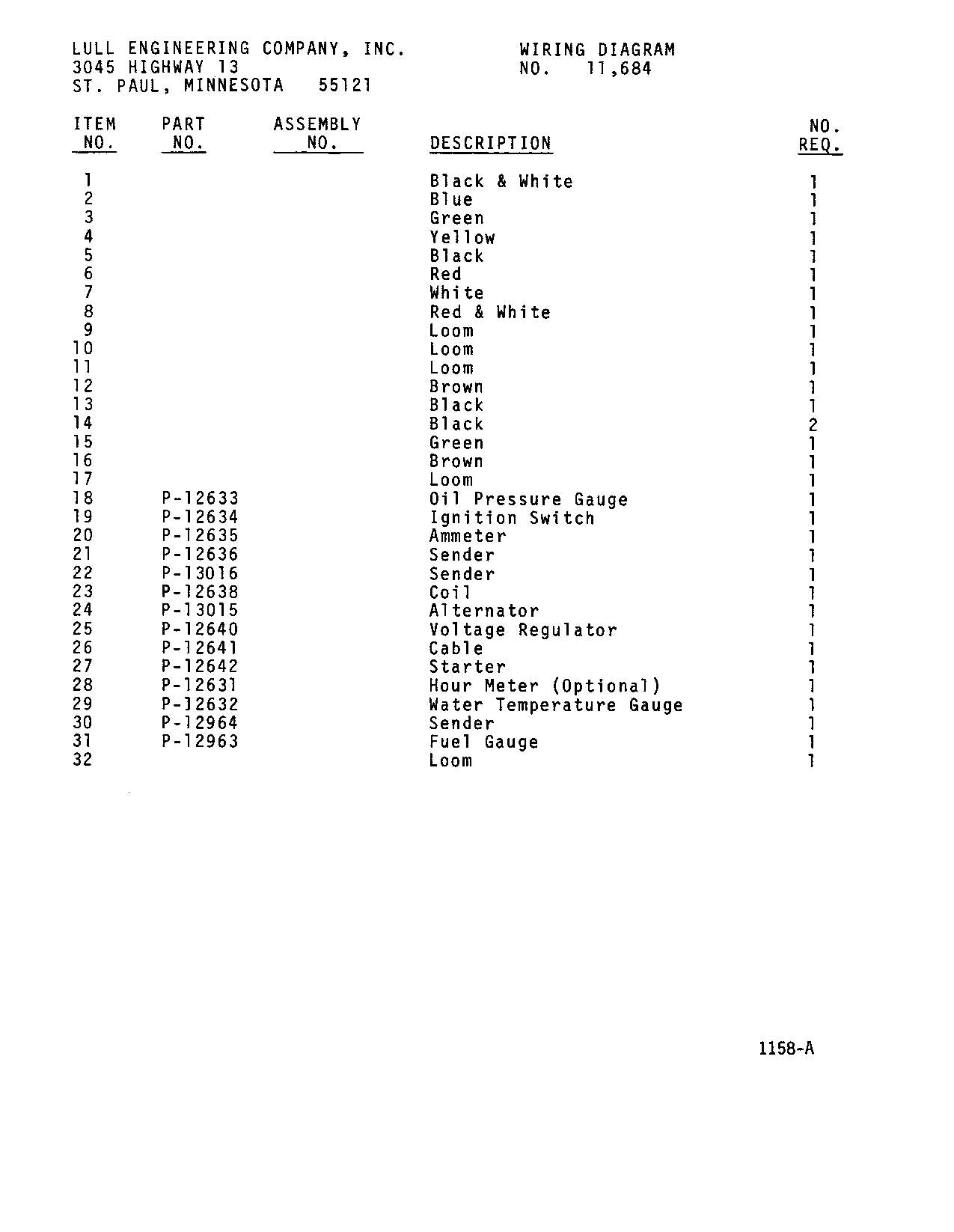 JLG LULL  400 Telehandler Parts Catalog Manual