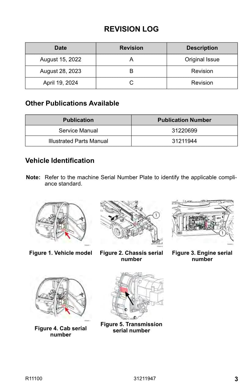 JLG R11100 Telehandler Maintenance Operation Operators Manual