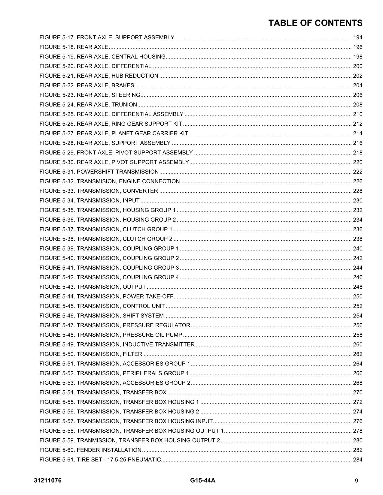 JLG G15-44A Telehandler Parts Catalog Manual