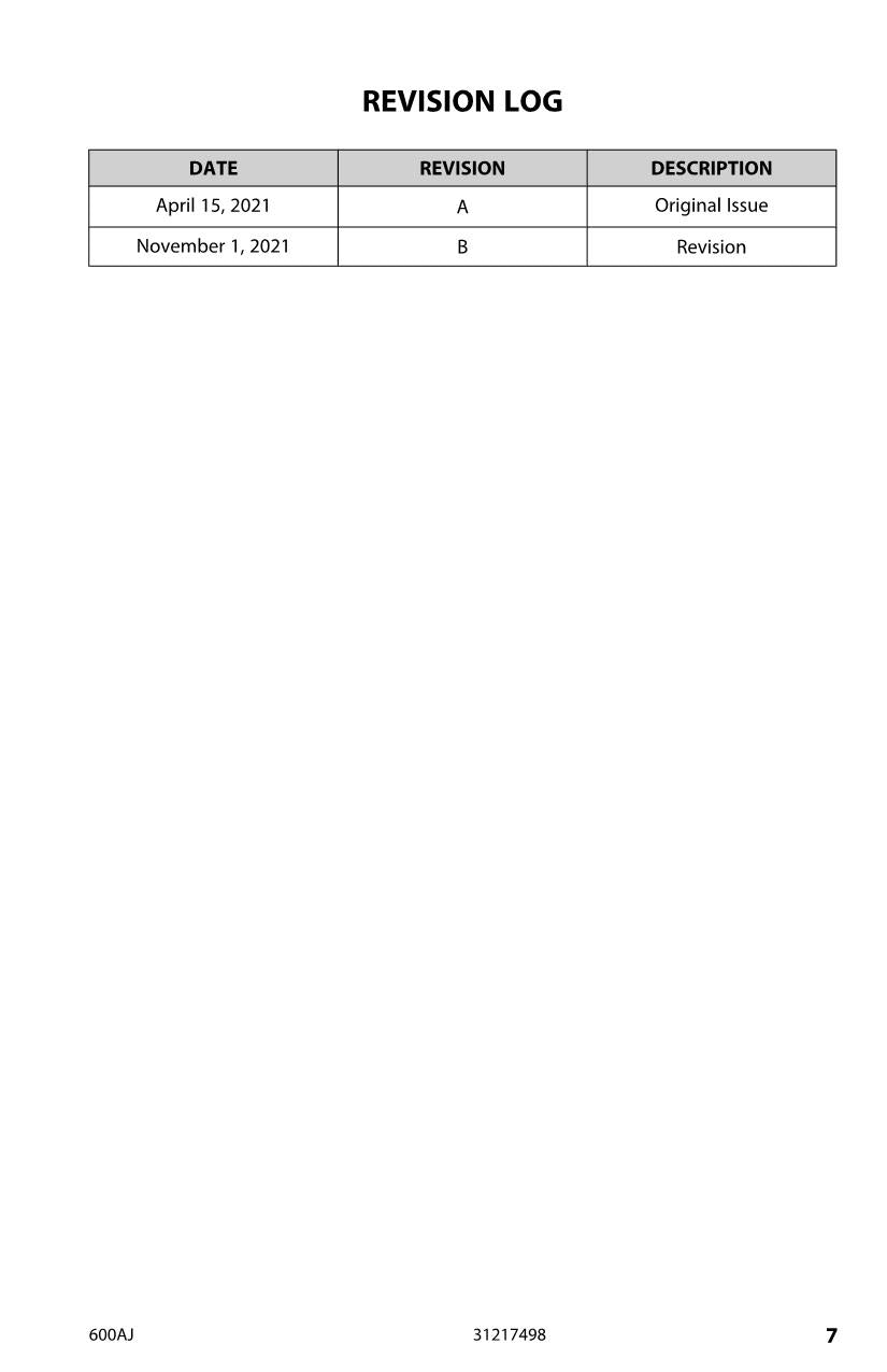 JLG 600AJ Boom Lift Maintenance Operation Operators Manual 31217498