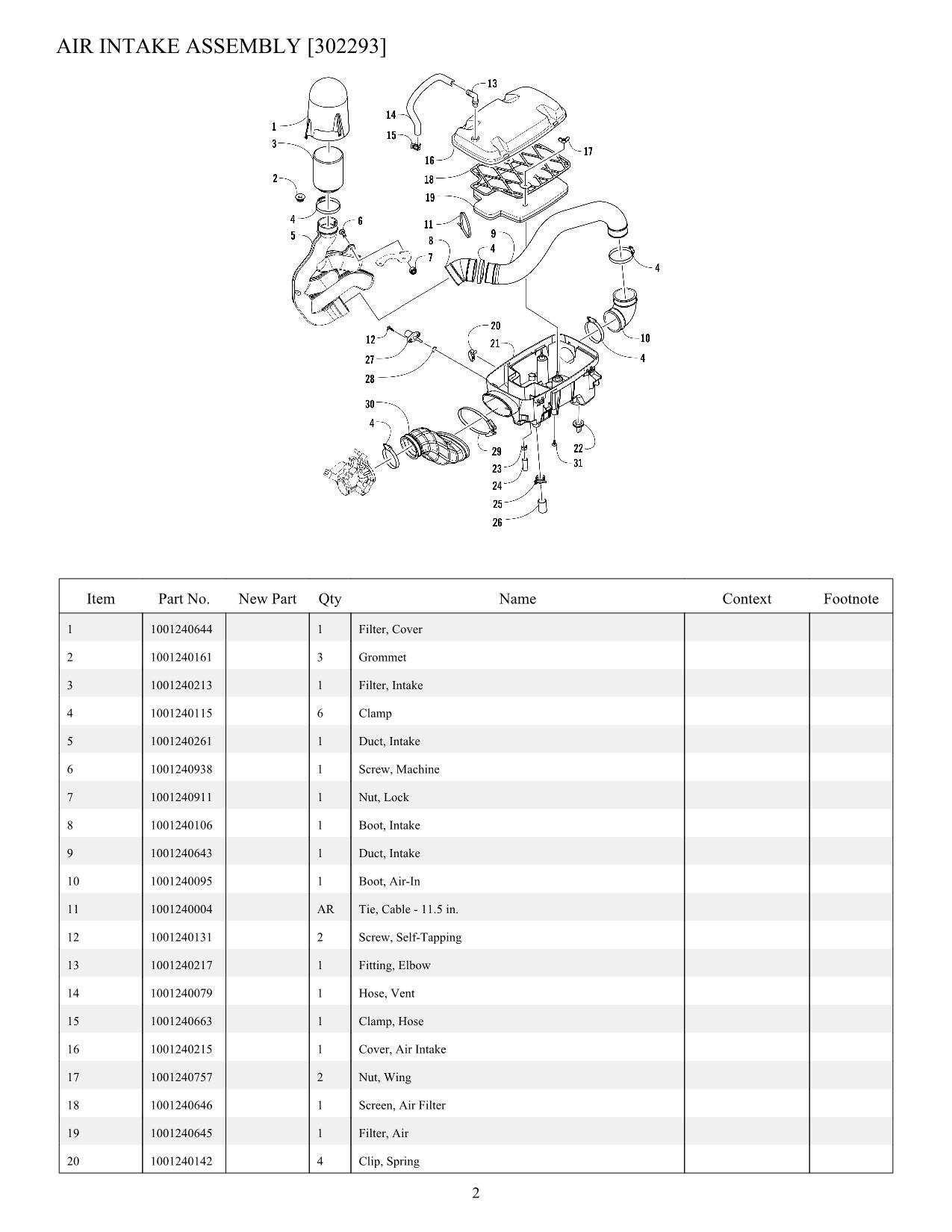 JLG 315G UTVs  Parts Catalog Manual