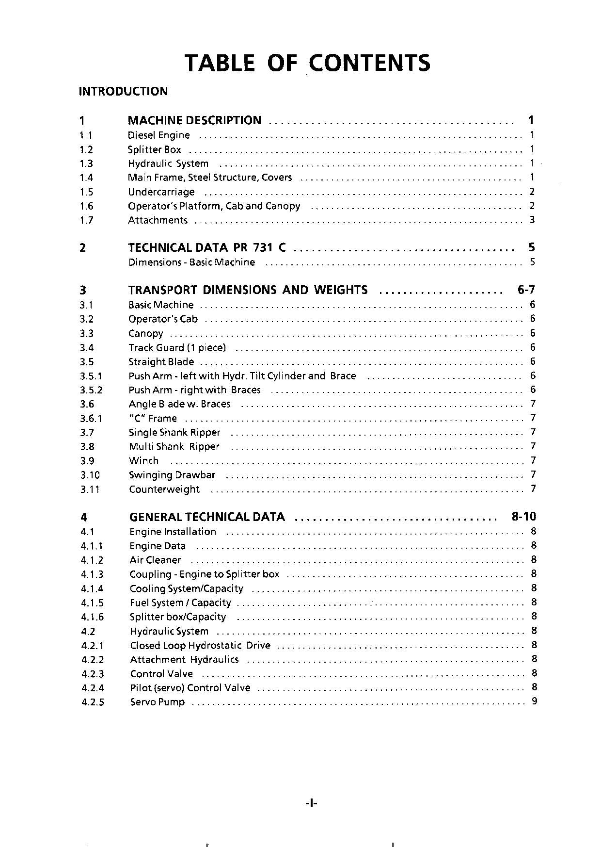 Liebherr PR731 C Dozer Operators manual