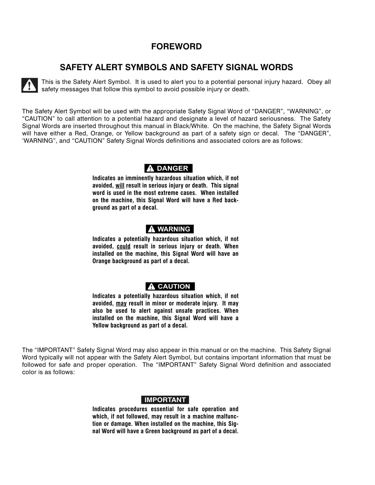 JLG 15VPSP Vertical Mast Maintenance Operation Operators Manual