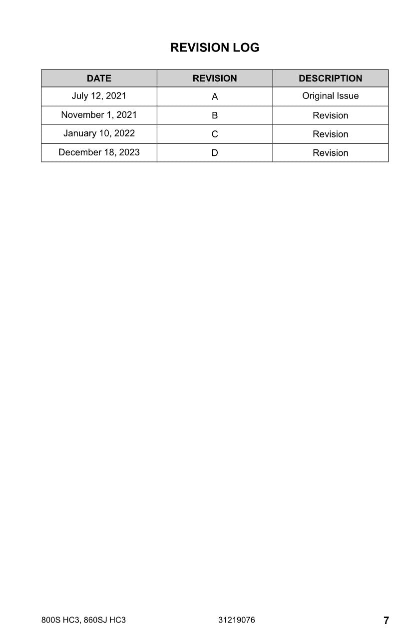 JLG 800S HC3 860SJ HC3 Boom Lift Maintenance Operation Operators Manual 31219076
