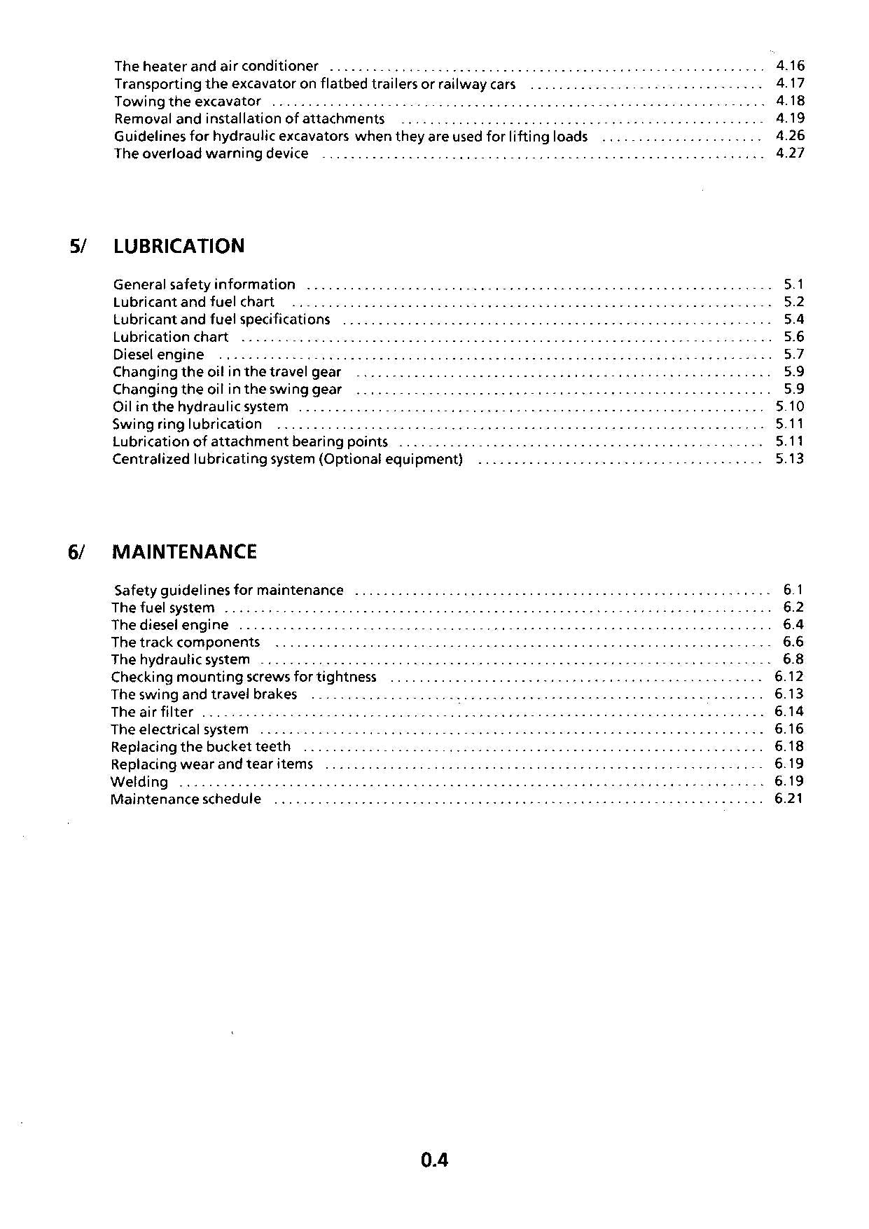 Liebherr R902 Litronic Excavator Operators manual serial 301