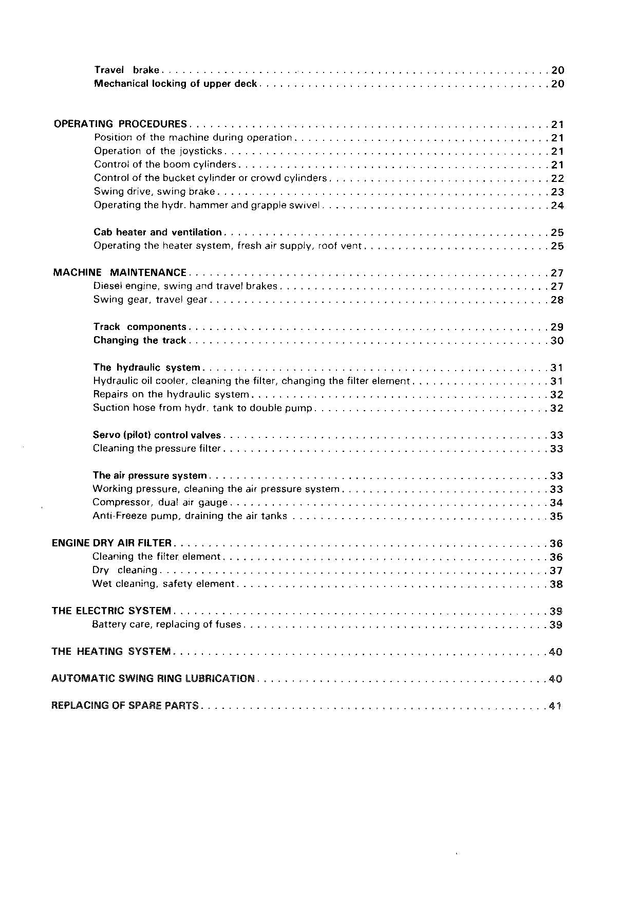 Liebherr R902 Excavator Operators manual serial 1000