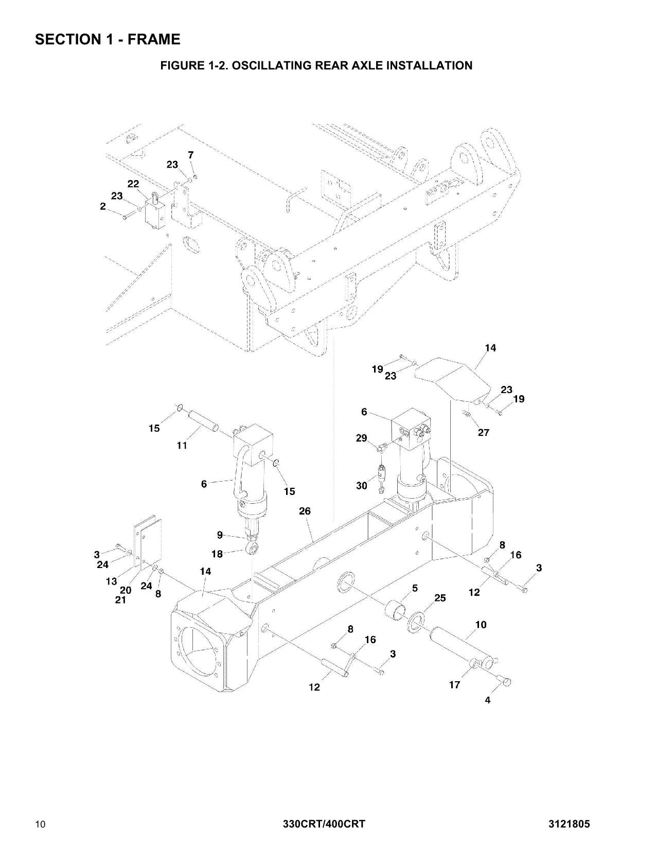 JLG 330CRT 400CRT Scissor Lift Parts Catalog Manual