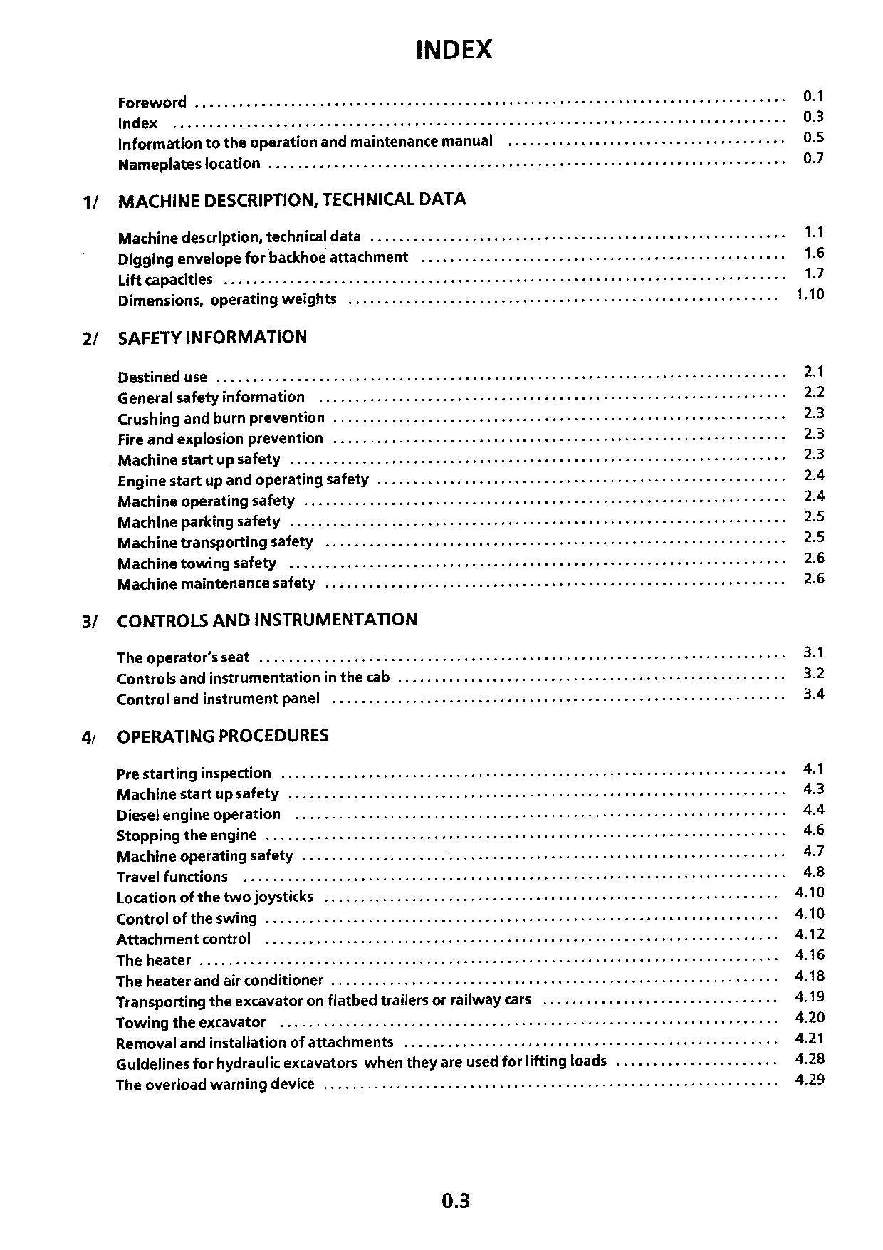 Liebherr R902 Litronic Excavator Operators manual serial 3001