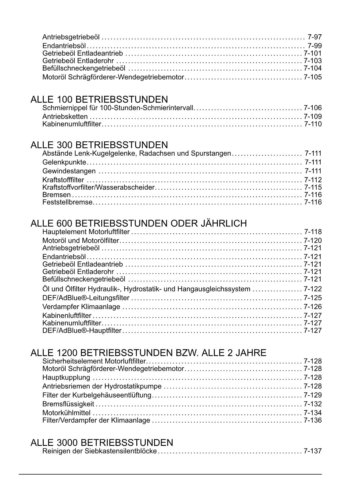 New Holland CX5080 CX6080 CX5090 ELEVATION Mähdrescher Betriebsanleitung 1965