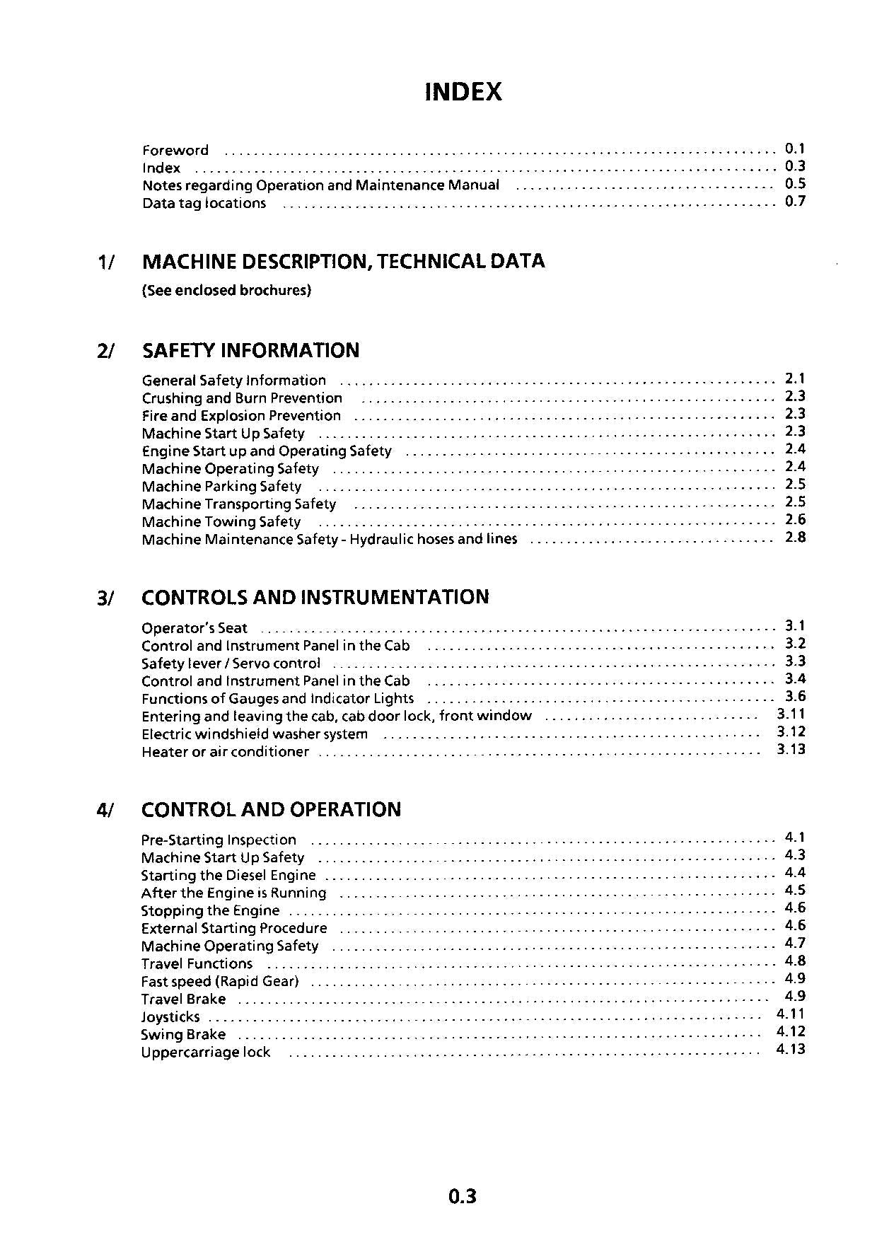 Liebherr R900 HDS Litronic Tunnel Excavator Operators manual serial 3015-8558