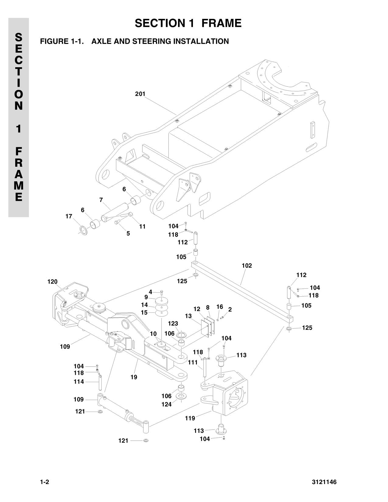 JLG 740AJ Boom Lift Parts Catalog Manual