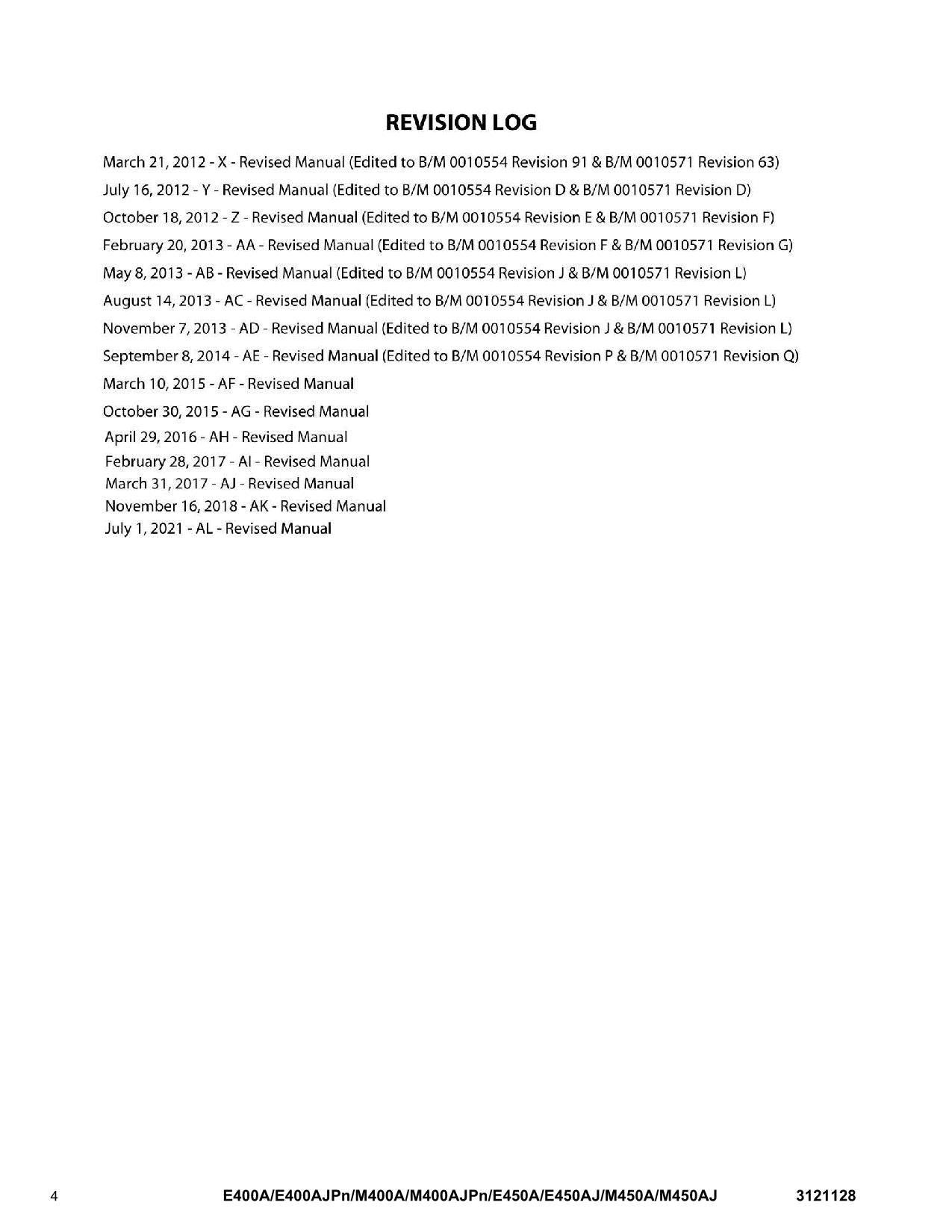 JLG E400A E400AJP narrow E400Anarrow E450A Boom Lift Parts Catalog Manual