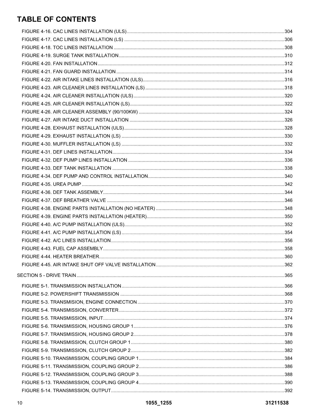 JLG  1055 1255 Telehandler Parts Catalog Manual