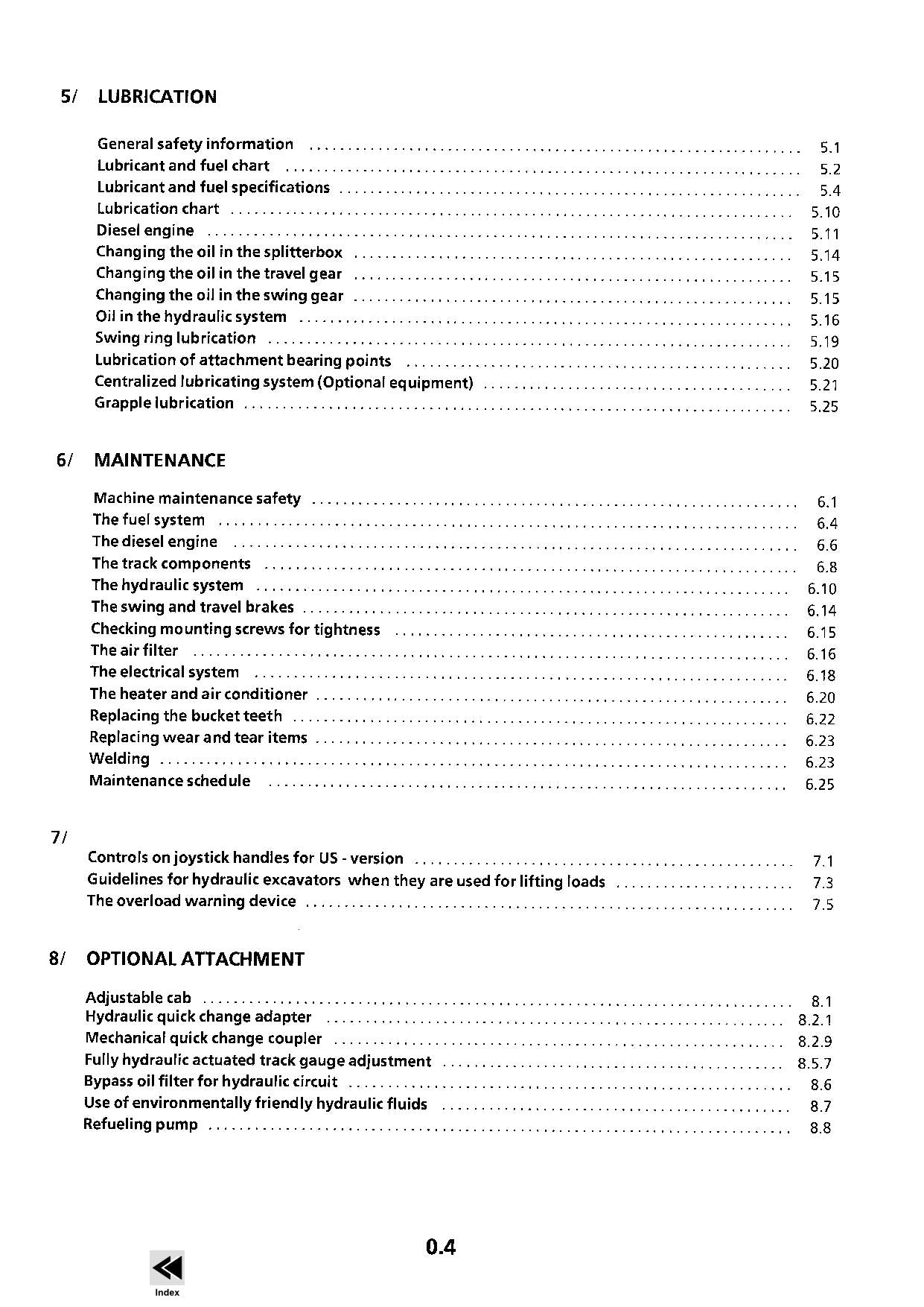 Liebherr R934 B Litronic Excavator Operators manual serial 1074