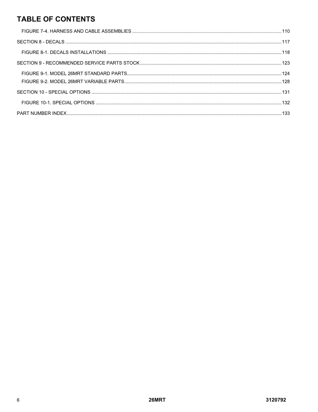 JLG 26MRT Scissor Lift Parts Catalog Manual 3120792