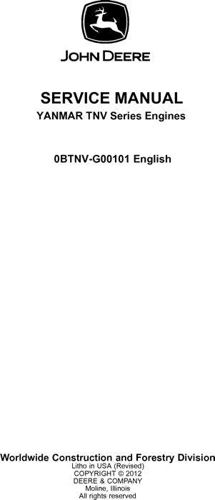 YANMAR ENGINE HITACHI ZX 27U-3 35U-3 50U-3 EXCAVATOR 27D 35D 50D SERVICE MANUAL