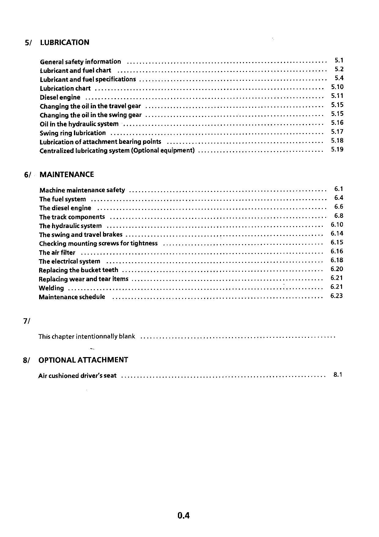 Liebherr R922 Litronic Excavator Operators manual serial 3001