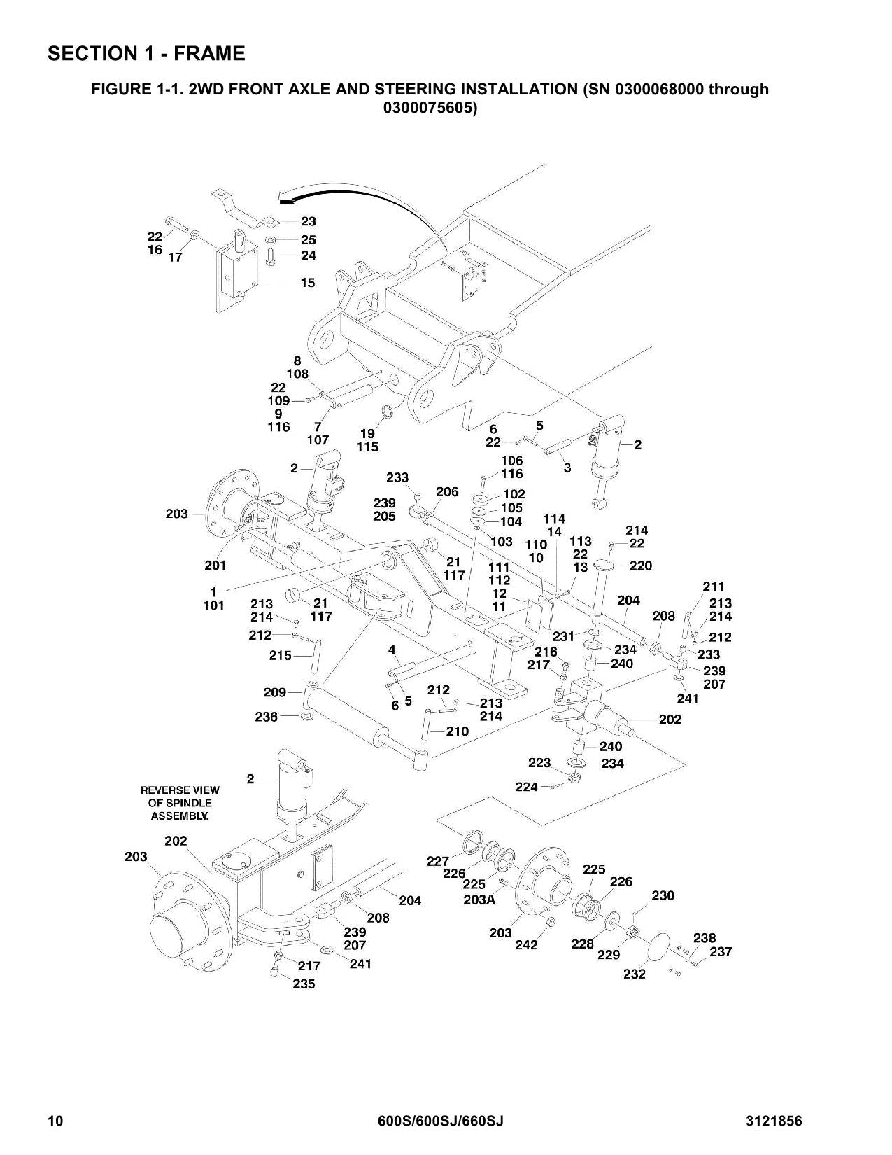 JLG 600S 600SJ 660SJ Boom Lift Parts Catalog Manual