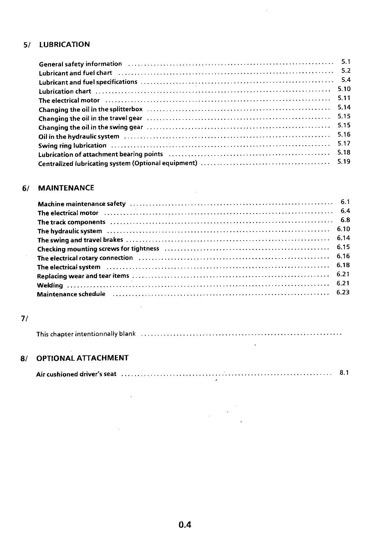 Liebherr ER974 B Litronic Excavator Operators manual C MT