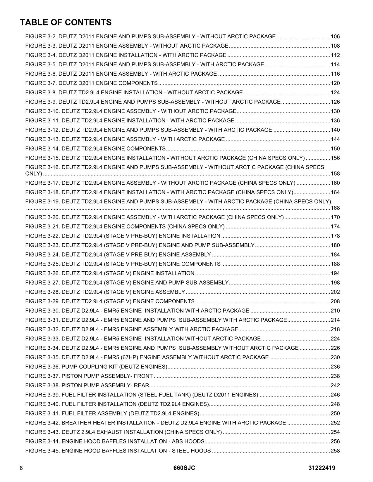 JLG 660SJC Boom Lift  Parts Catalog Manual