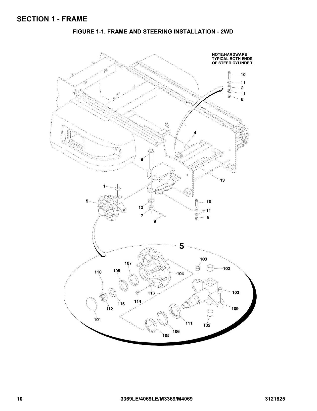 JLG 3369LE 4069LE M3369 M4069 Scissor Lift Parts Catalog Manual