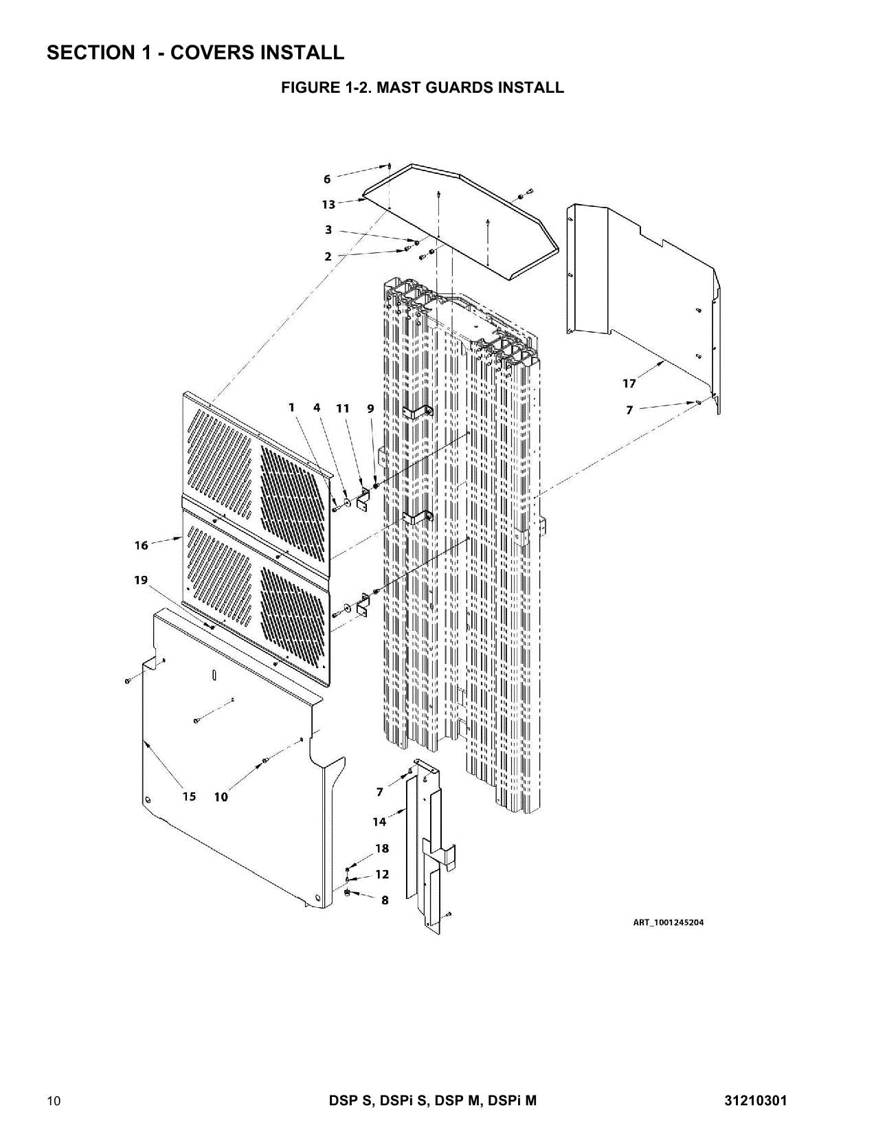 JLG DSP M DSP S DSPi-M DSPi-S Vertical Lift Parts Catalog Manual Multi language