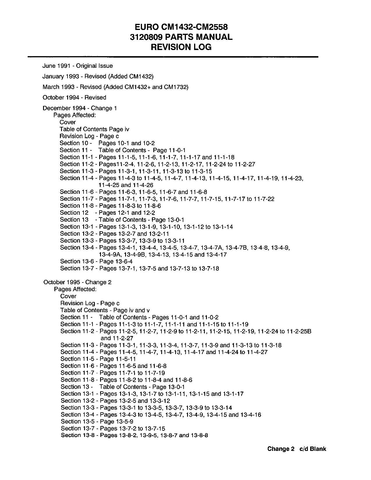 JLG CM1432 CM1432PLUS CM1732 CM2033 CM2046 Lift Operation Parts Service Manual