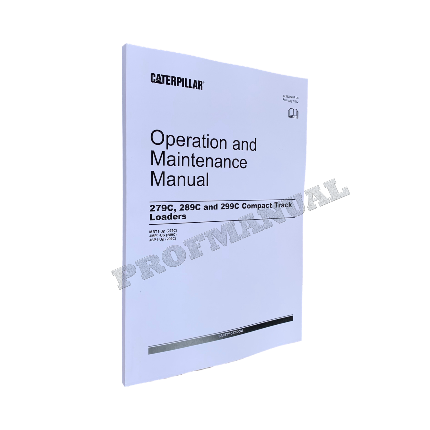 Caterpillar CAT 279C 289C 299C Compact Track Operators Manual