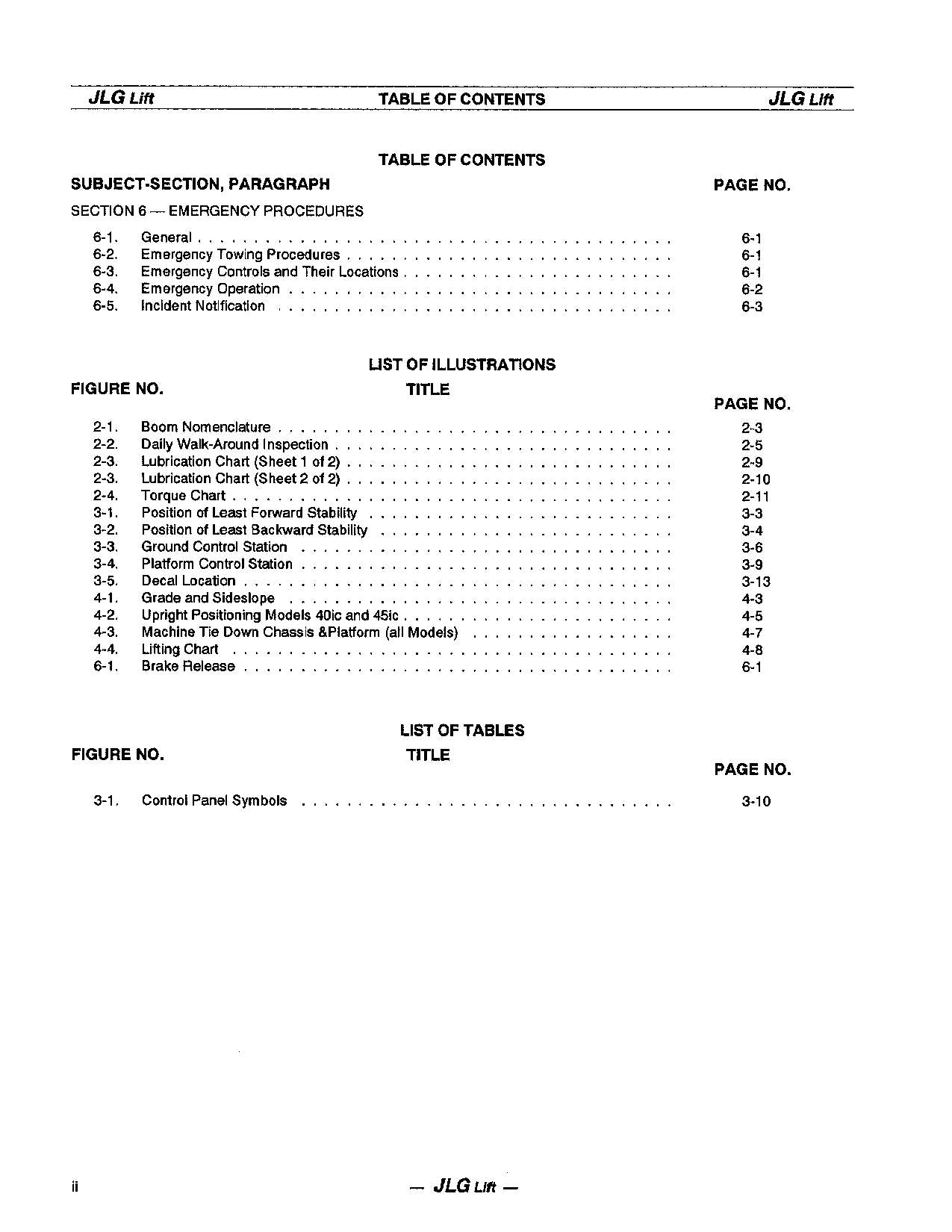 JLG 40ic 45ic Boom Lift Maintenance Operation Operators Manual 3120851