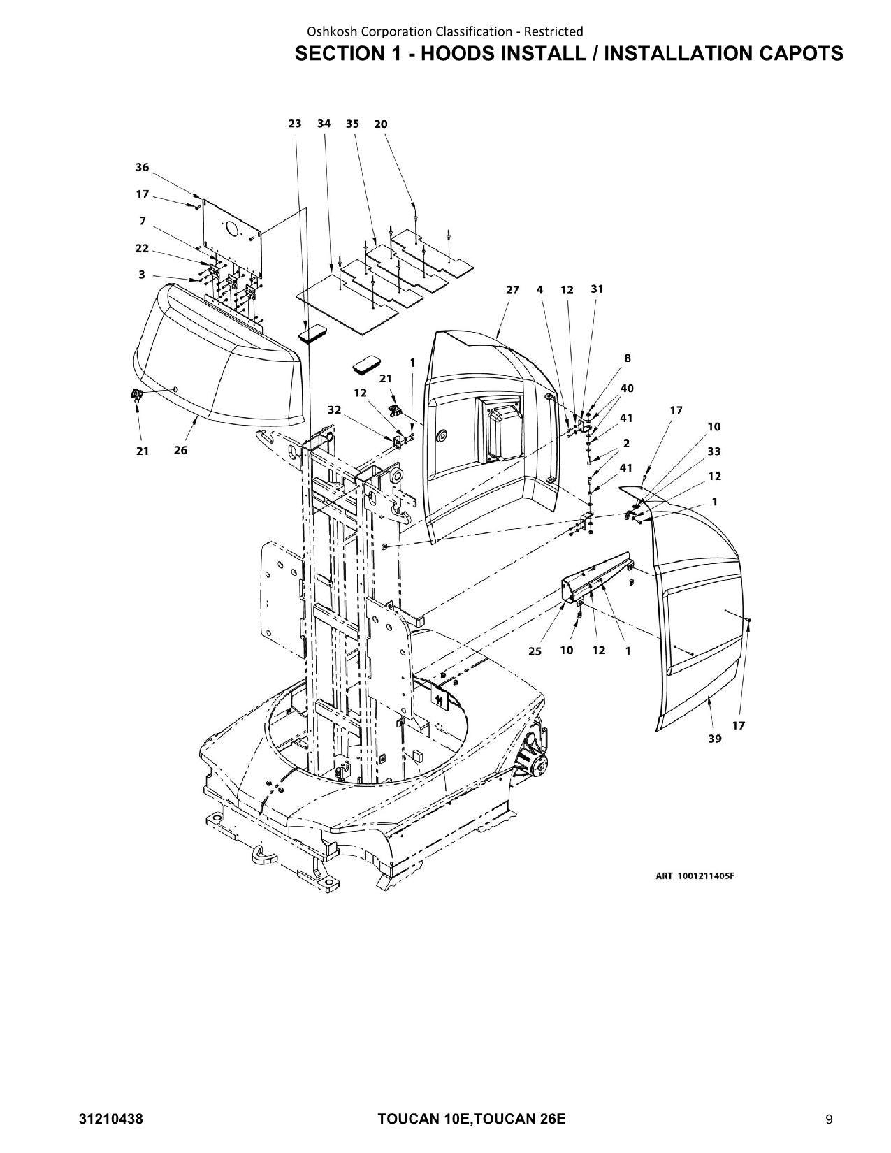 JLG  10E 26E  Vertical Lift Parts Catalog Manual