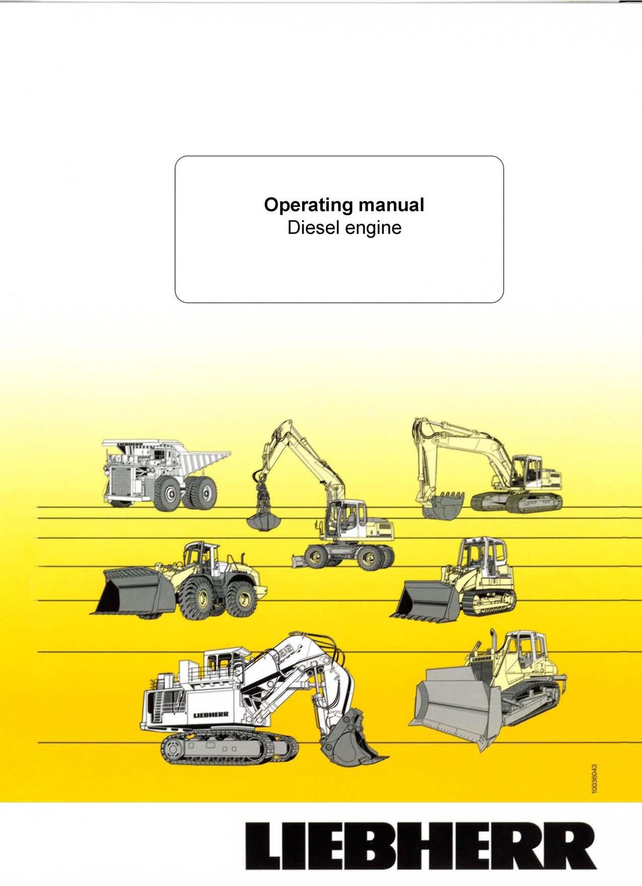 Liebherr D846 TI engine Operators manual