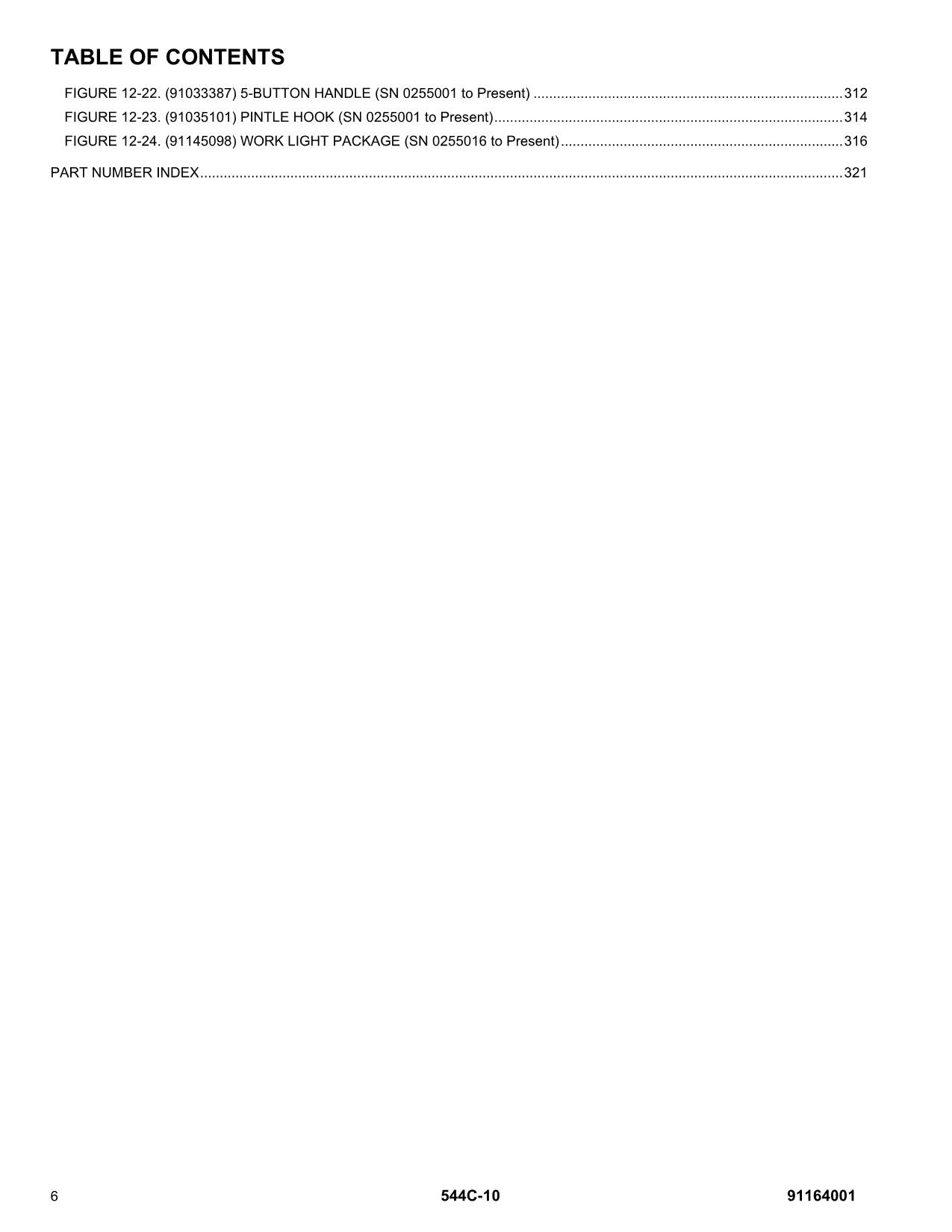 GRADALL JLG 544C-10 Telehandler Parts Catalog Manual