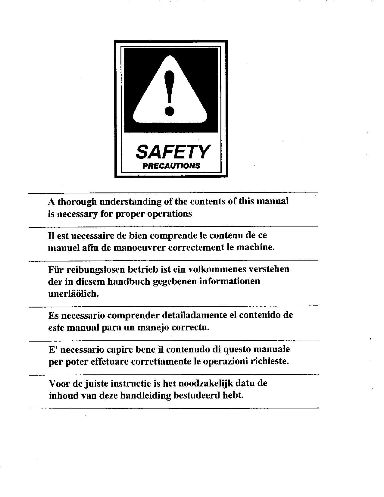 JLG 10VP 15VP 20VP- Operation Vertical Mast Operators Manual EN FR DE IT ES lang