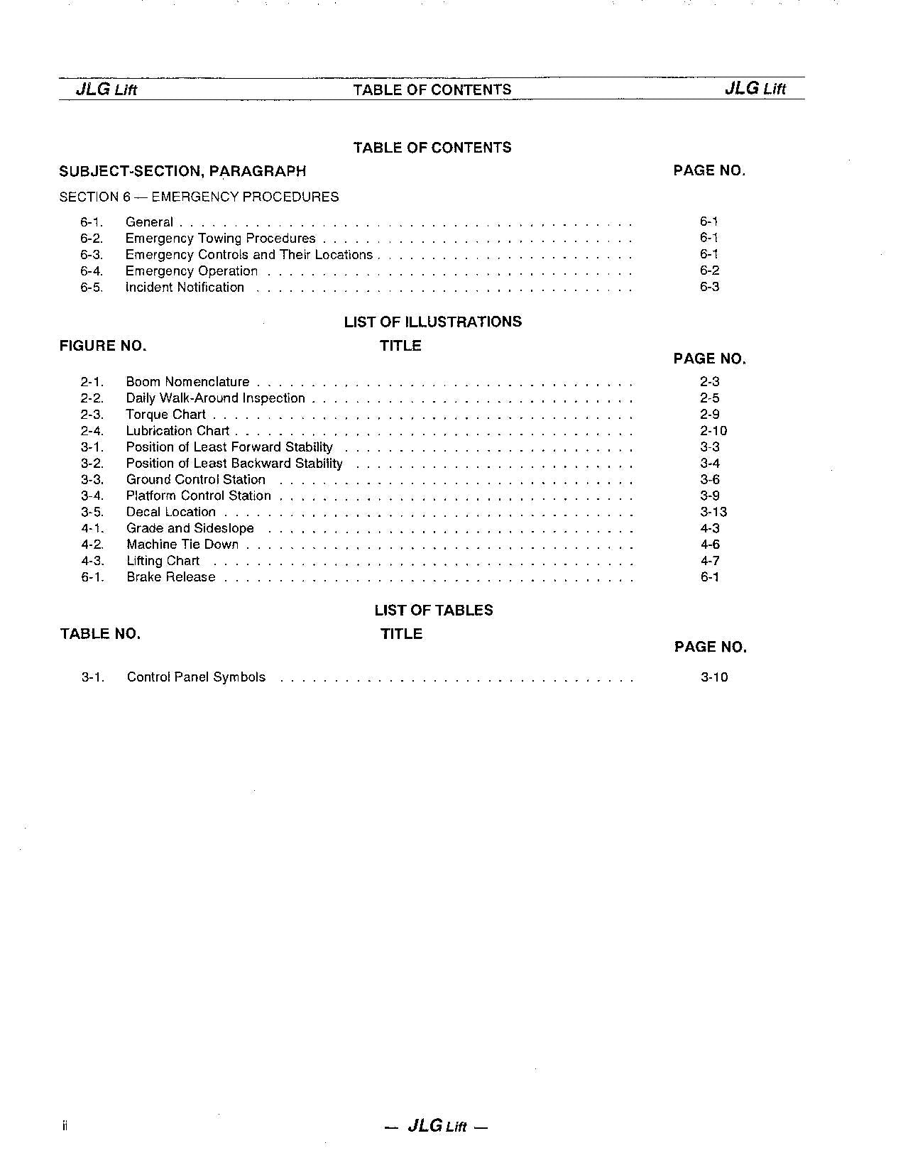 JLG 40ic 45ic Boom Lift Maintenance Operation Operators Manual EN FR DE IT ES