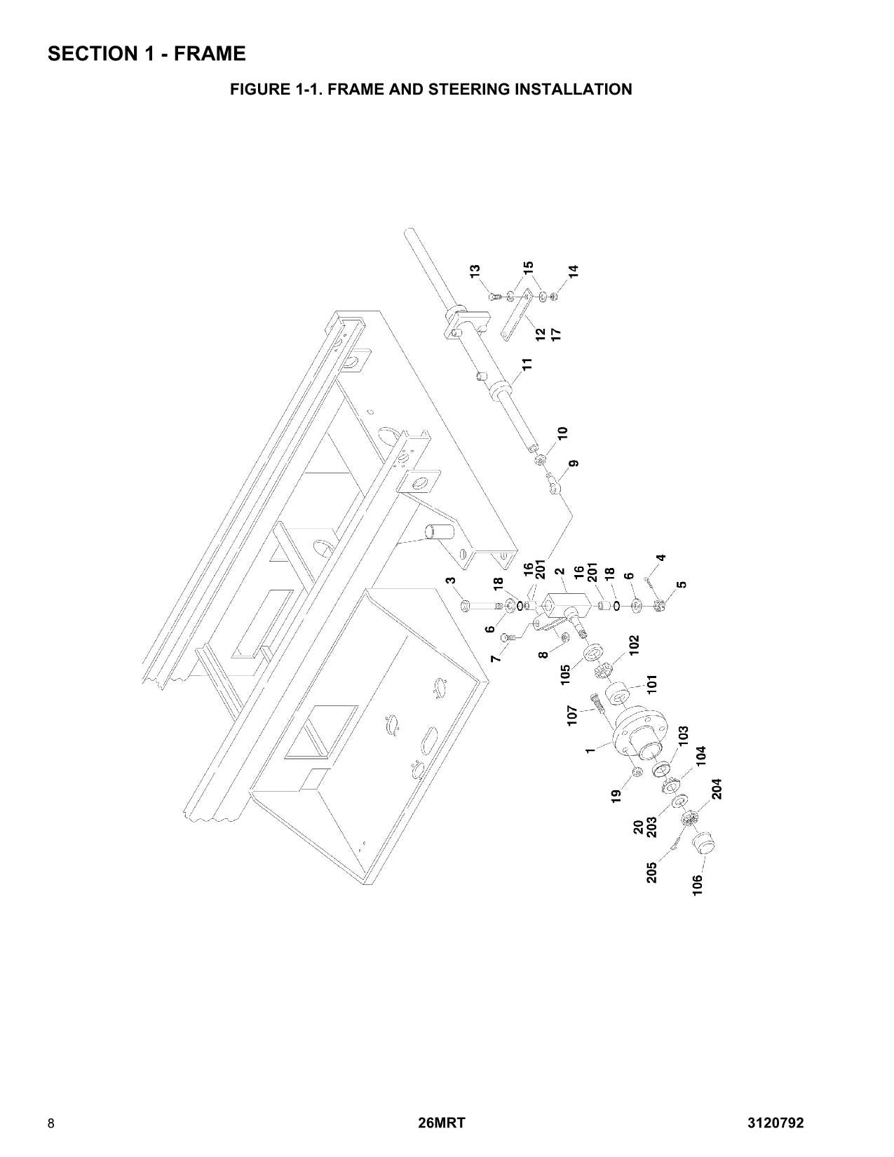 JLG 26MRT Scissor Lift Parts Catalog Manual 3120792