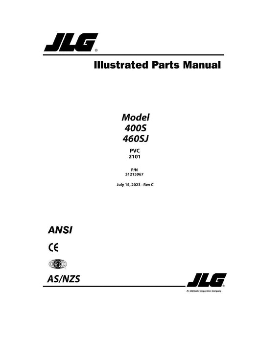 JLG  400S 460SJ Boom Lift Parts Catalog Manual