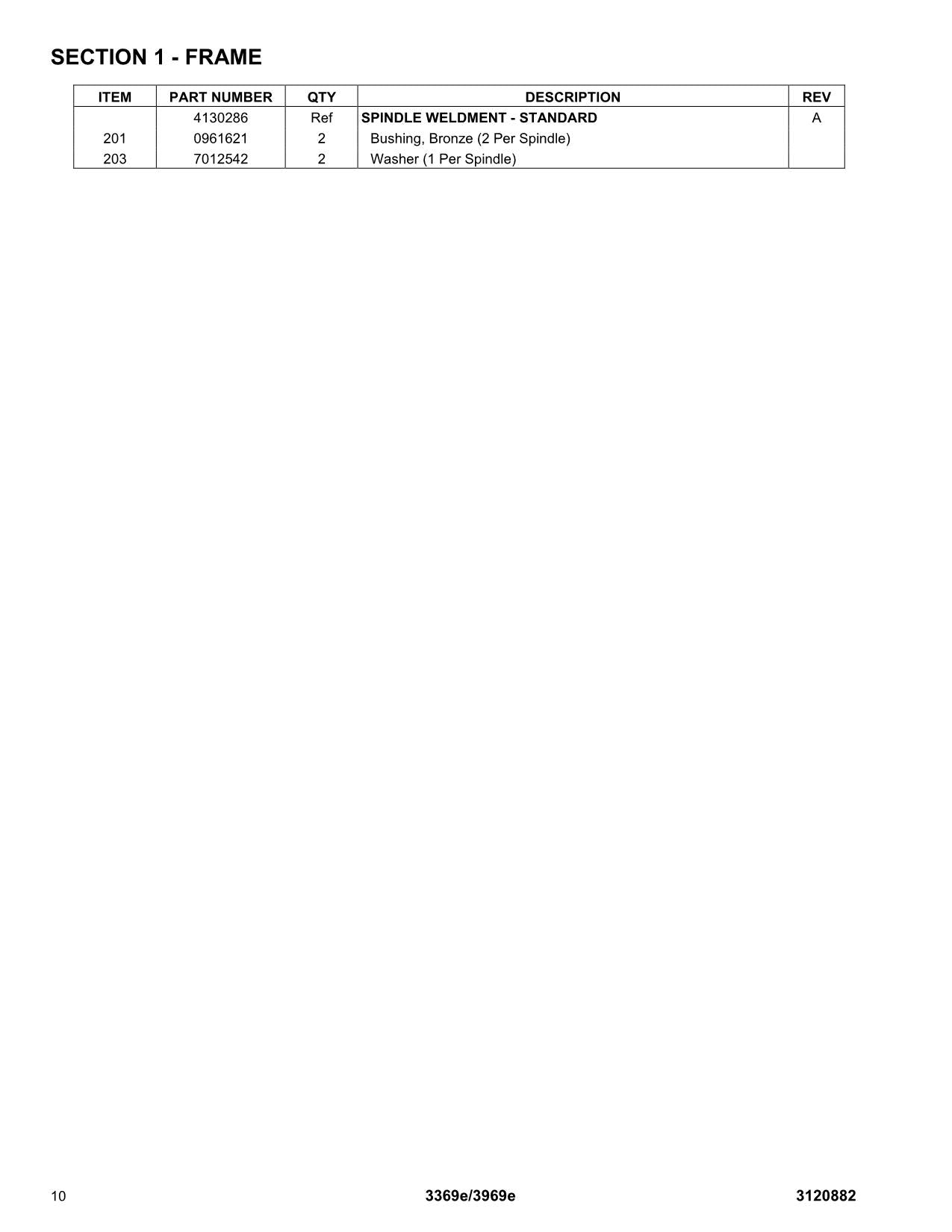 JLG 3369e 3969e Scissor Lift Parts Catalog Hard Copy Manual