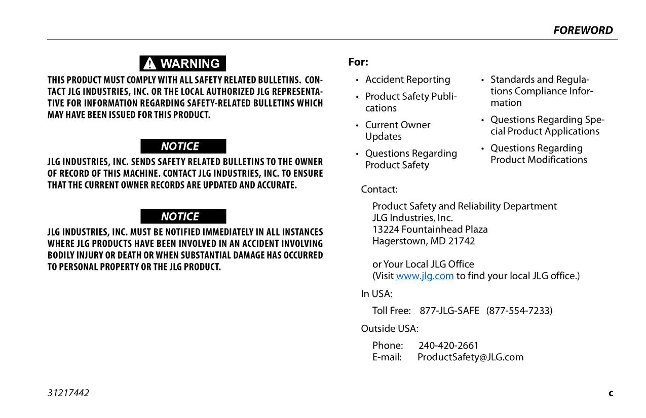 JLG RT3394 RT4394 Scissor Lift Maintenance Operation Operators Manual 31217442