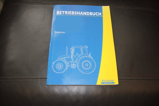 New Holland T6.160 T6.155 T6.165 T6.175 traktor betriebsanleitung