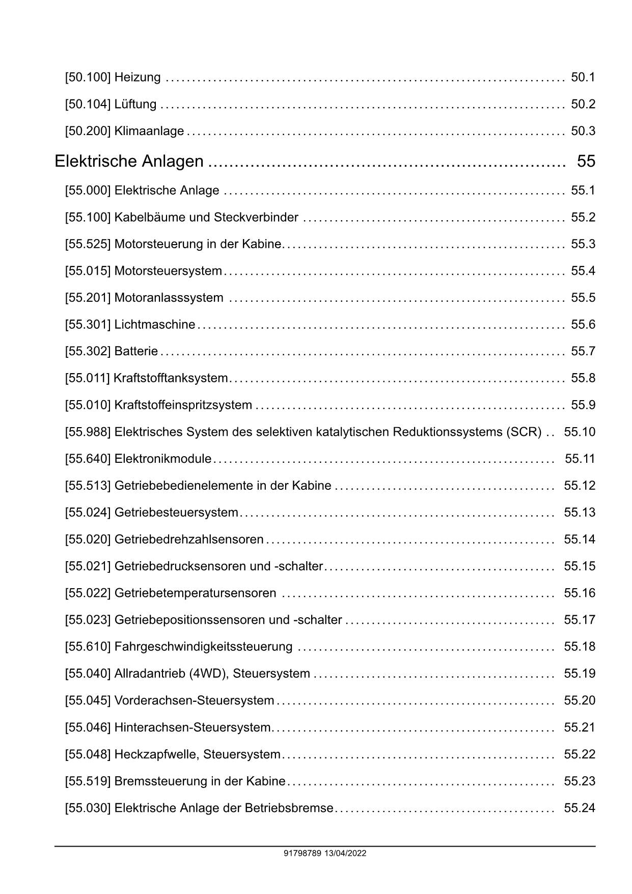 NEW HOLLAND T7.245 T7.260 T7.270 TRAKTOR REPARATURHANDBUCH