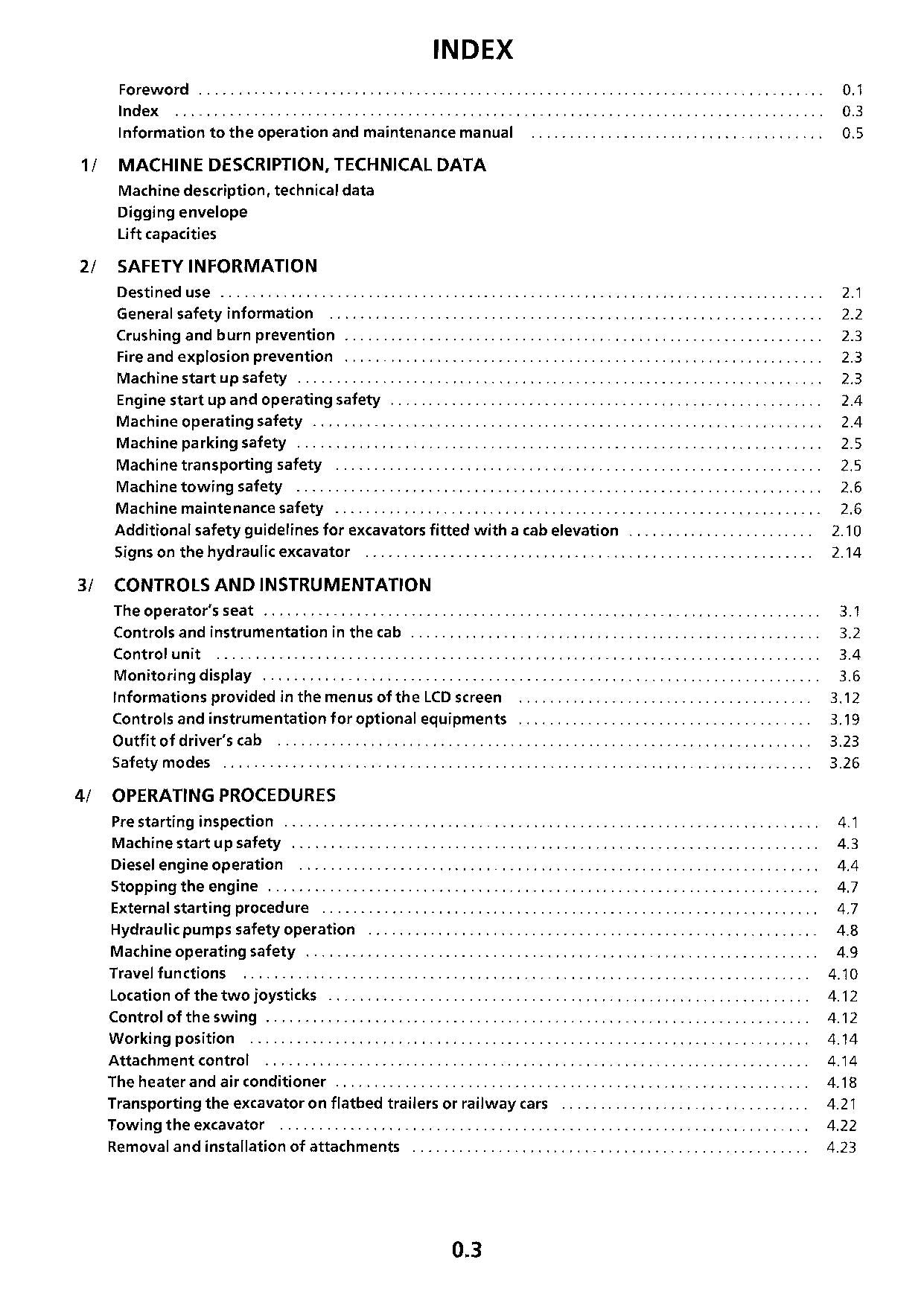 Liebherr R924 Litronic Excavator Operators manual serial 6400